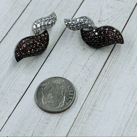 W Kruk 1840 Crystal Earrings - Picture 1 of 3